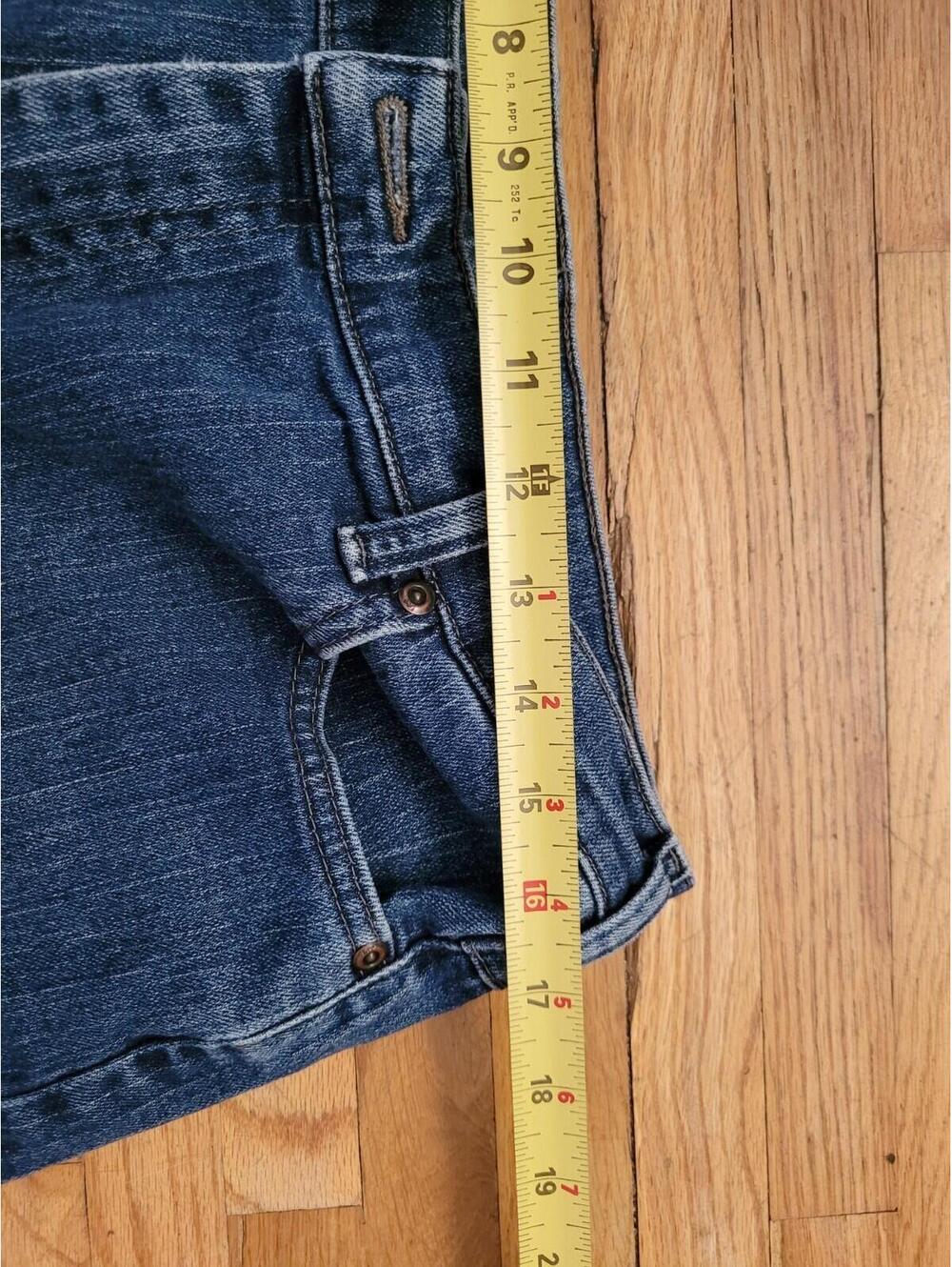 Lee Relaxed Straight Leg At The Waist - Women's Size 16 Long 98% Cotton - Picture 2 of 9